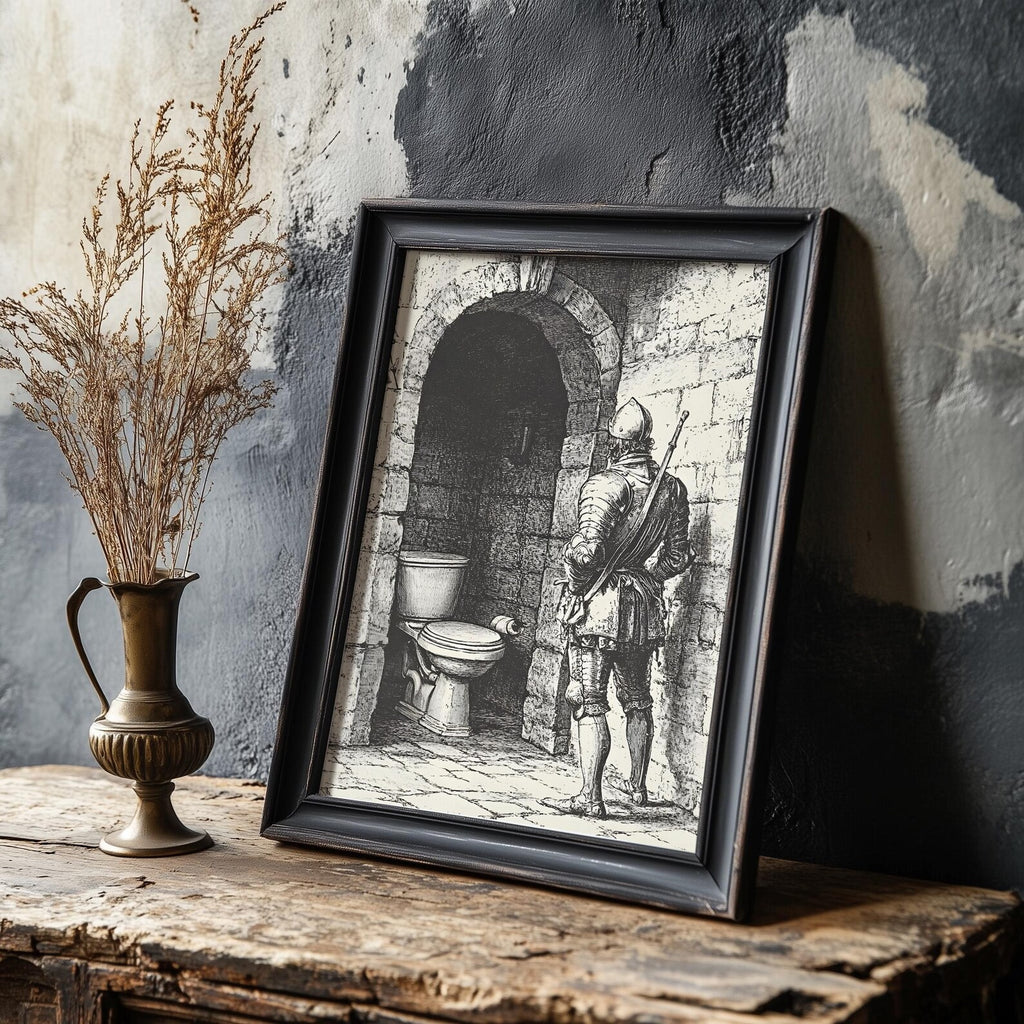 The Knight's Quiet Hour art print by Varemora