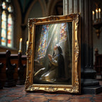 Die heilige Teresa im Gebet als gerahmtes Wohnbeispiel; Rahmen nicht enthalten