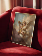 Renaissance-Cherub als gerahmtes Wohnbeispiel; Rahmen nicht enthalten