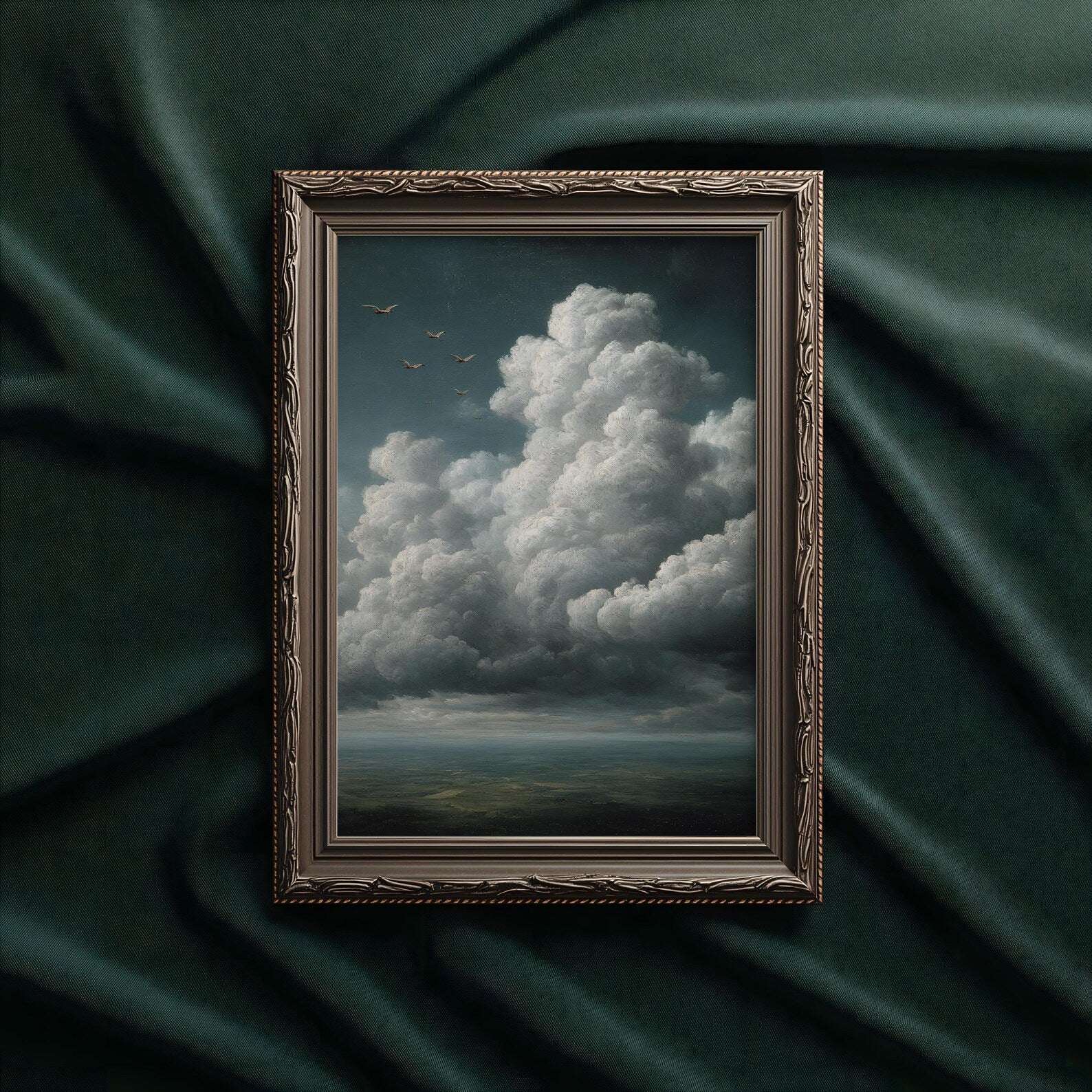 Clouds Over a Quiet Landscape art print by Varemora