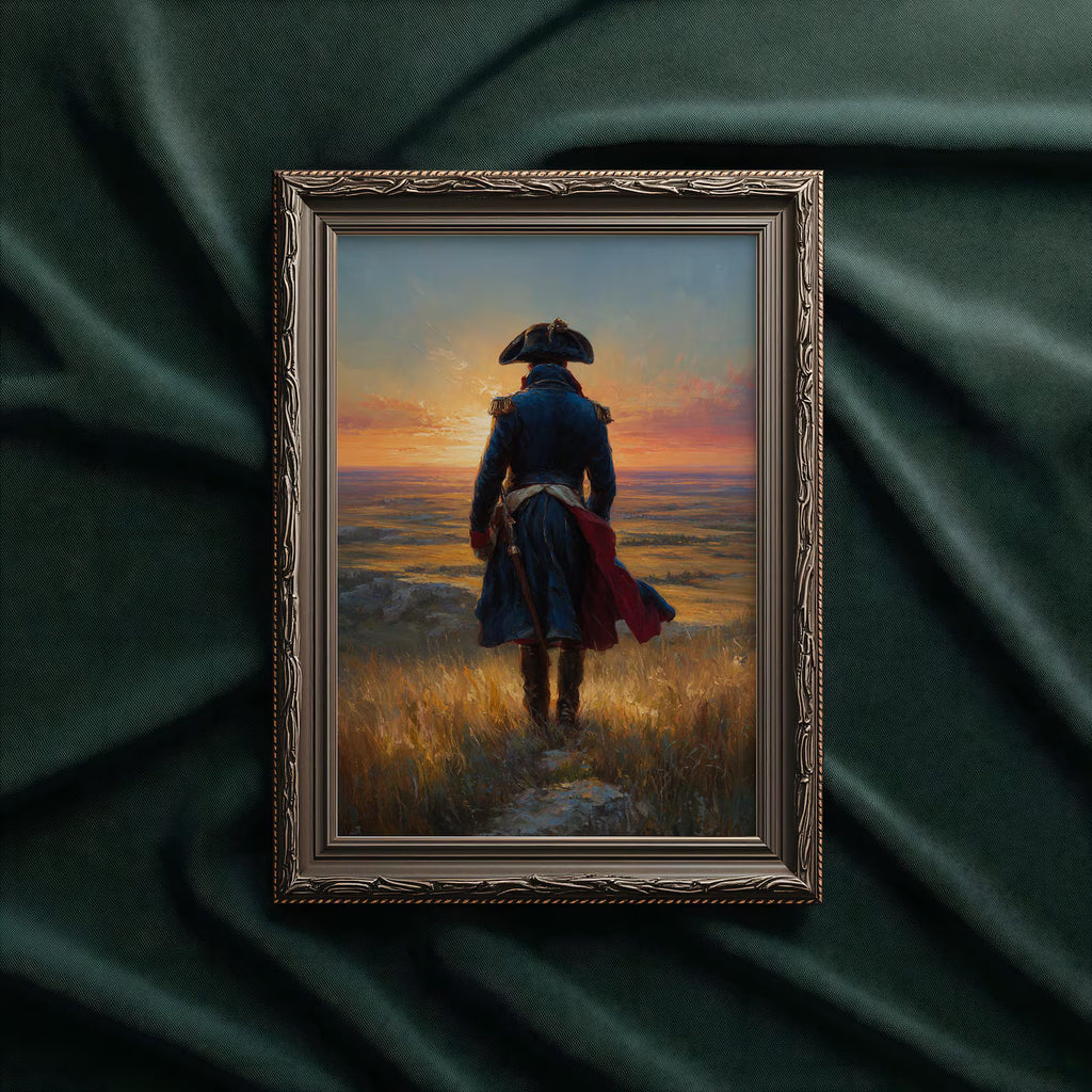 Napoleon im Feld als gerahmtes Wohnbeispiel; Rahmen nicht enthalten