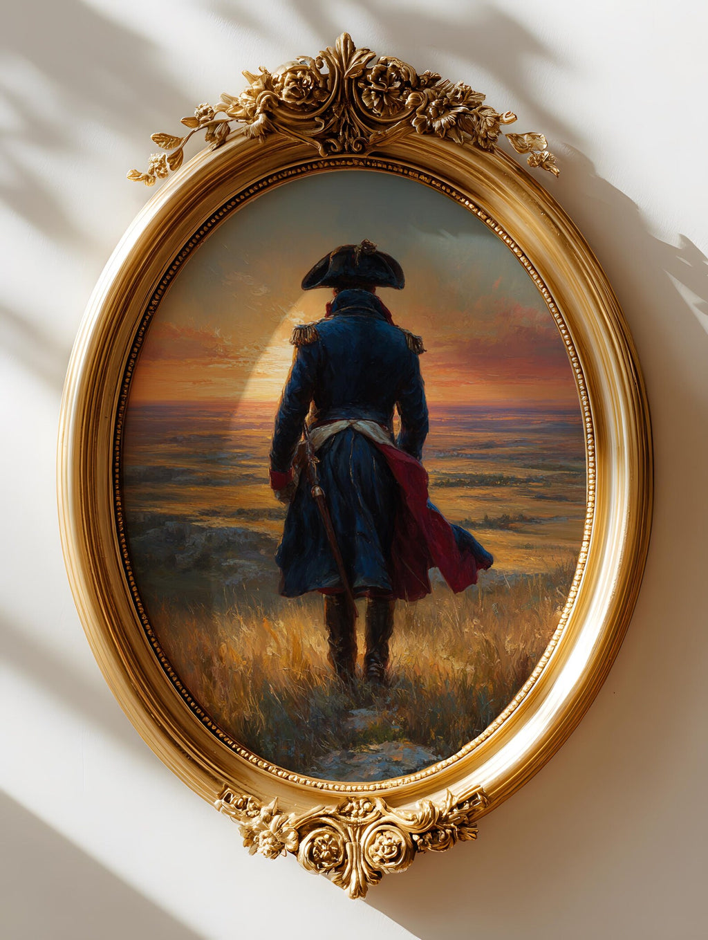 Napoleon im Feld als gerahmtes Wohnbeispiel; Rahmen nicht enthalten