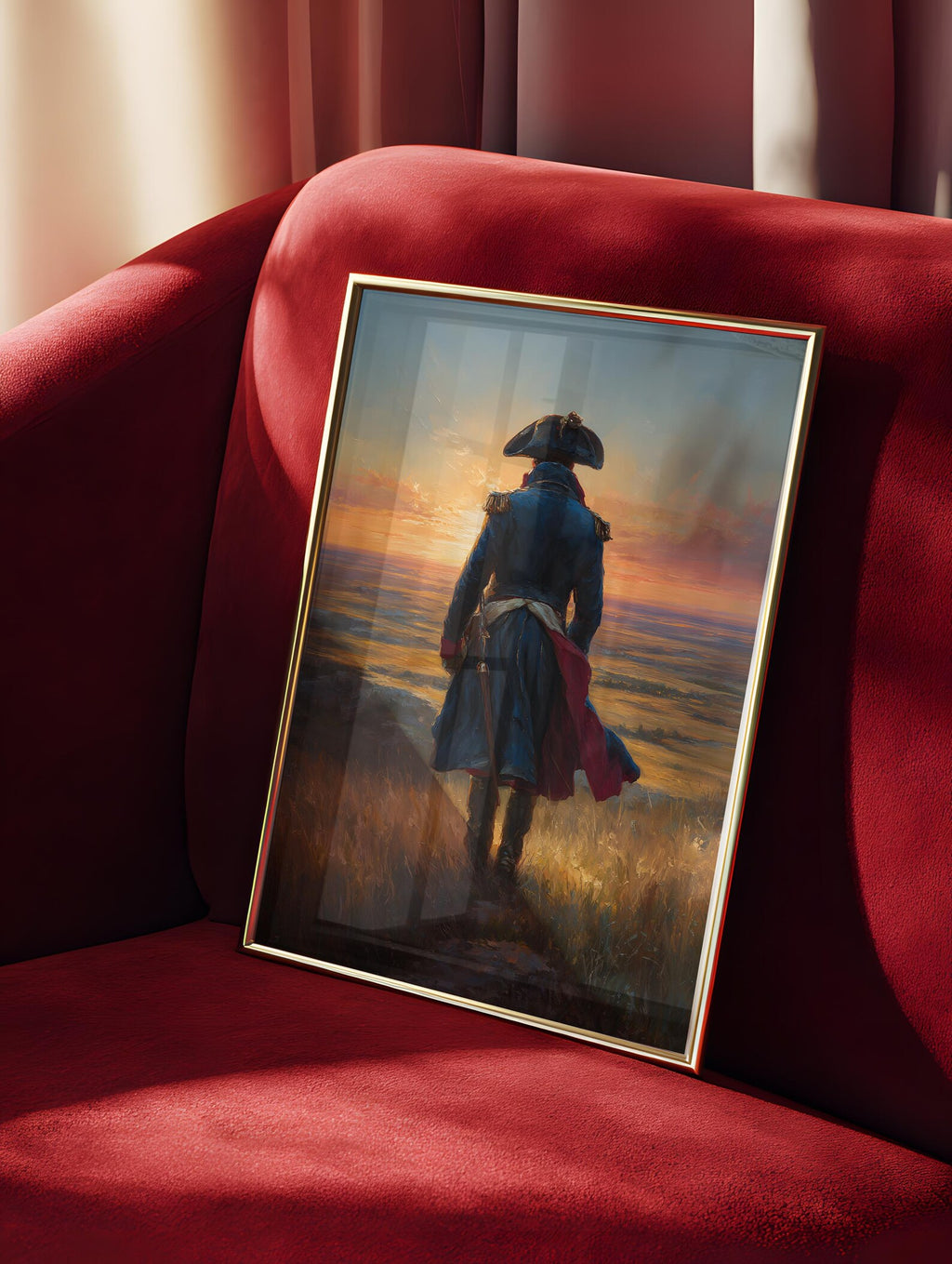 Napoleon im Feld als gerahmtes Wohnbeispiel; Rahmen nicht enthalten